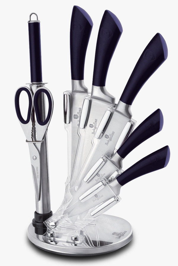 Berlinger Haus 7-Piece Knife Set with Mobile Stand Purple Collection -  Yahoo Shopping