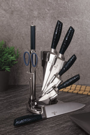 Berlinger Haus 8-Piece Kitchen Knife Set with Acrylic Stand