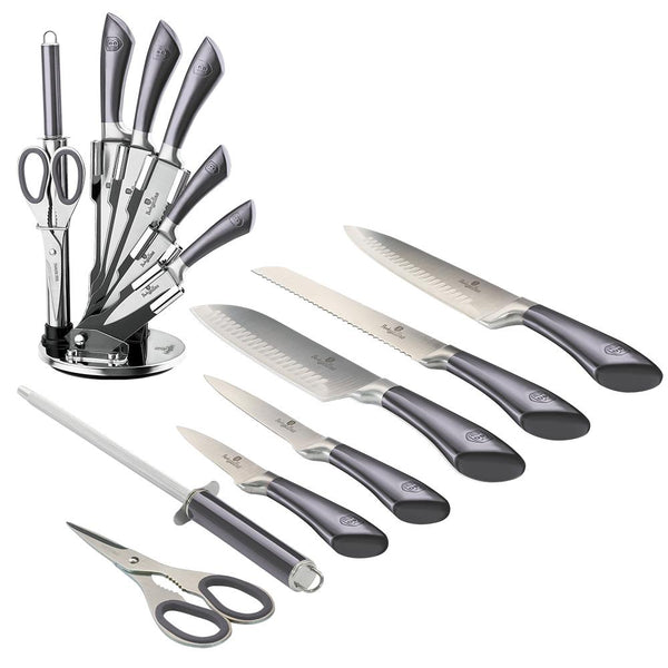 L'Chaim Meats8-Piece Kitchen Knife Set with Acrylic Stand – lchaimmeats